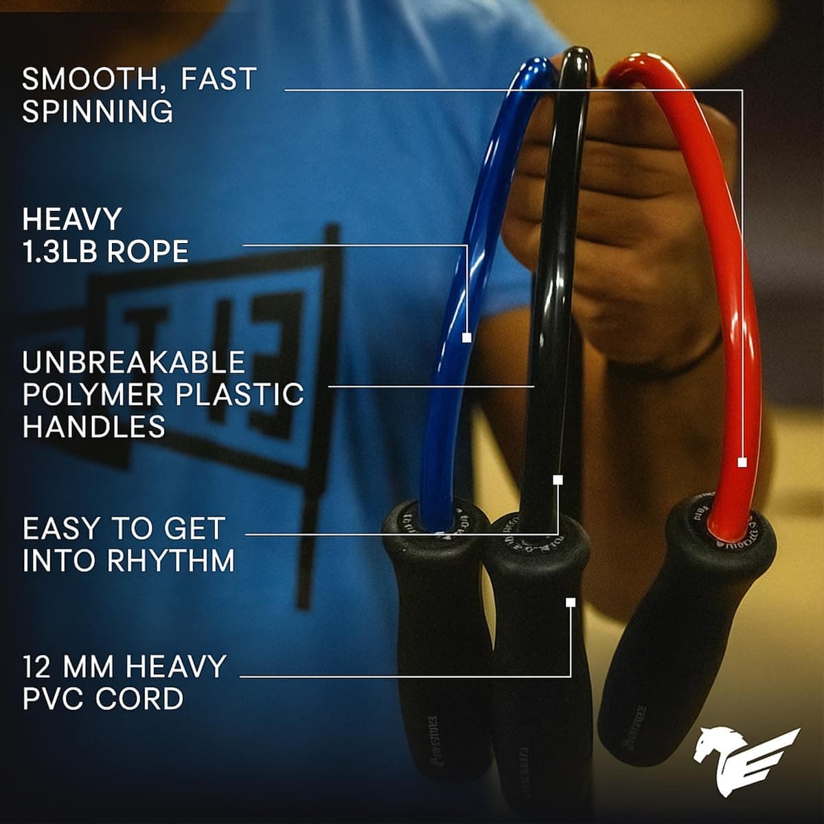 Elite Jumps Muay Thai 2.0 Weighted Jump Rope thumbnail 2