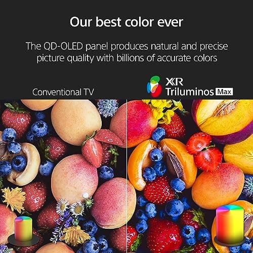 Sony 65 Inch BRAVIA 8 II QD OLED 4K HDR Smart Google TV (K-65XR80M2) thumbnail 4