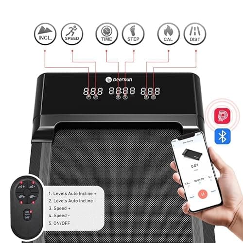 DeerRun Walking Pad with 12% Auto Incline (Z10) thumbnail 4