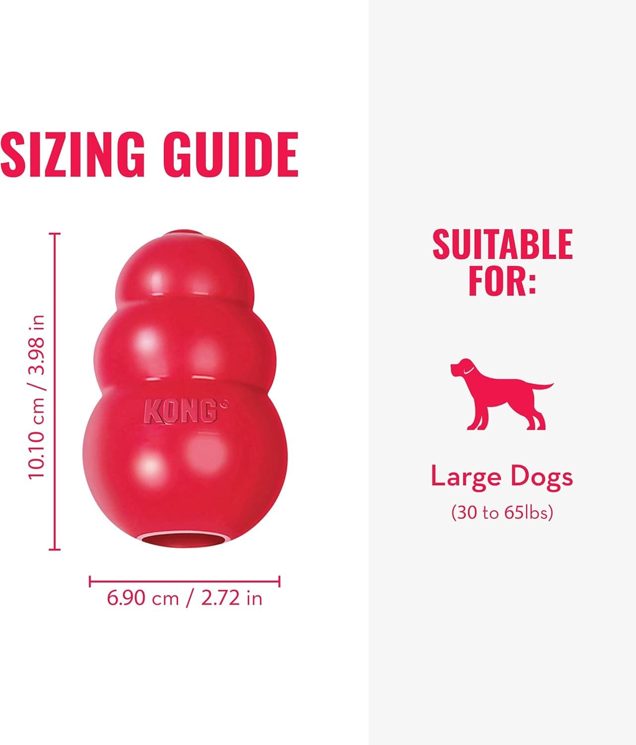 KONG Classic Stuffable Dog Toy thumbnail 5