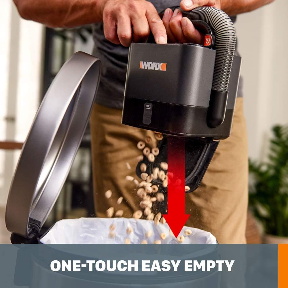 WORX WX030L 20V Cordless Cube Vac Compact Vacuum thumbnail 3