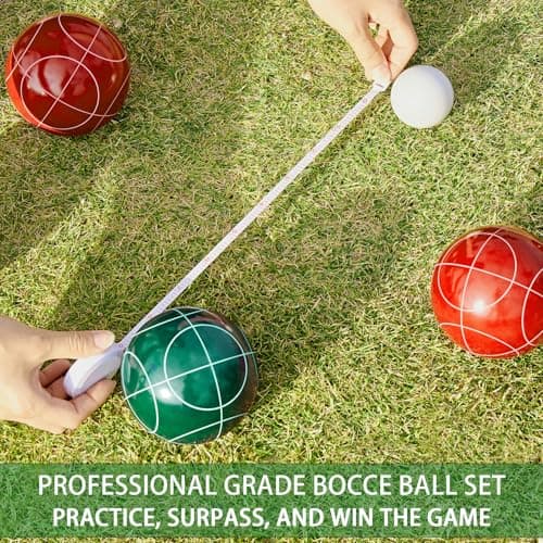 Yard Games Tournament Size 107mm Bocce Ball Set thumbnail 5