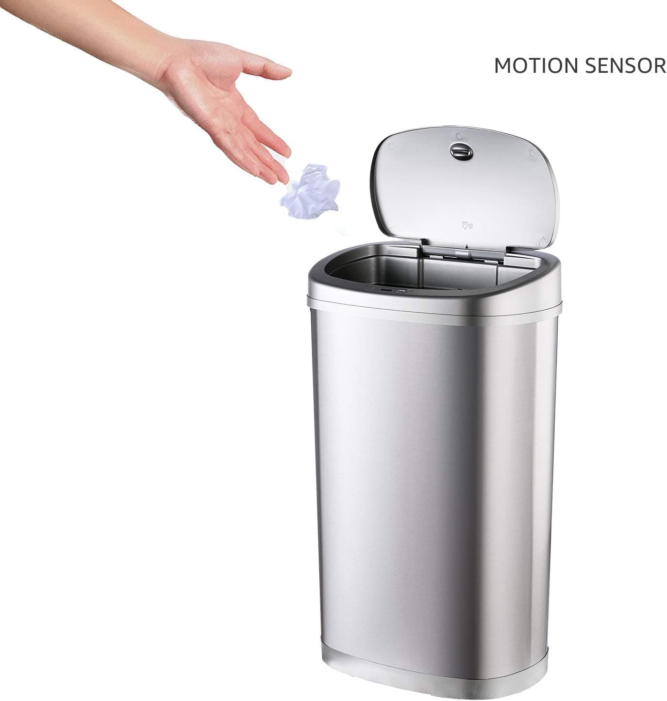 Amazon Basics 50L Motion Sensor Hands-Free Rectangular Trash Can thumbnail 3
