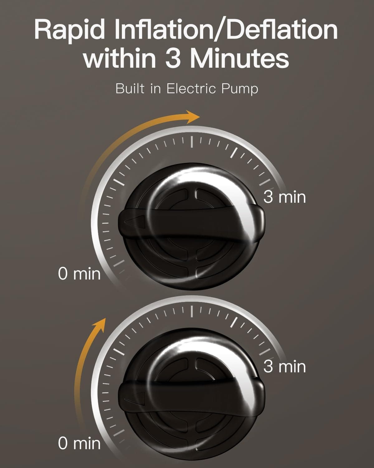 CHILLSUN Queen Air Mattress with Built-in Pump thumbnail 5