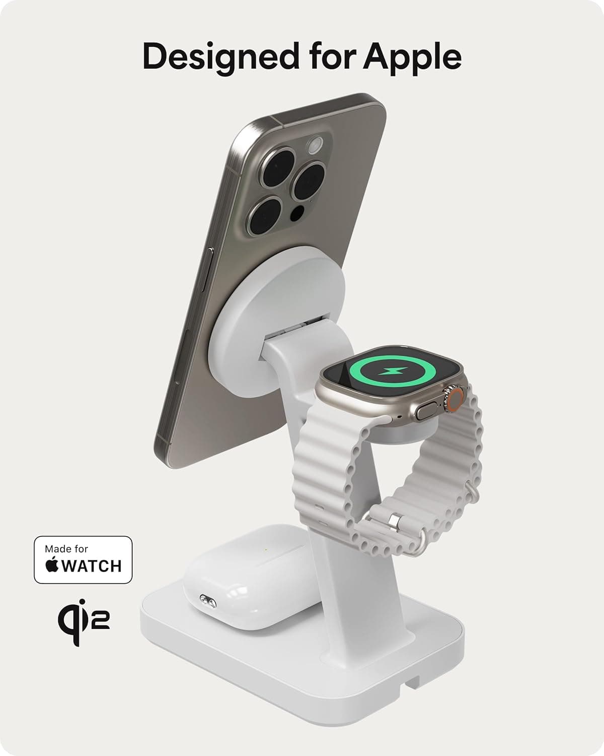 Mophie Snap+ 3-in-1 Wireless Charging Stand thumbnail 5