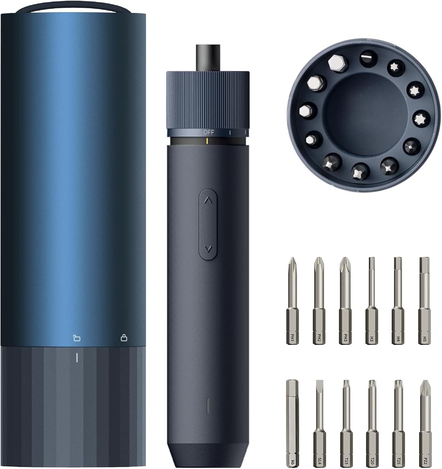 HOTO 3.6V Rechargeable Cordless Screwdriver Set - image 1