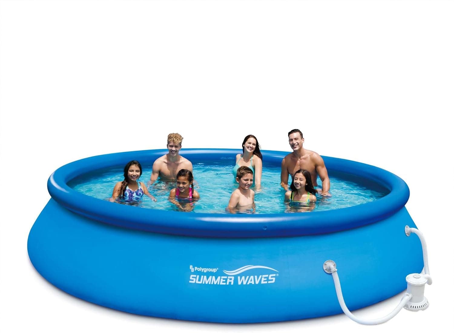 Summer Waves 15ft x 36in Quick Set Inflatable Pool with Filter Pump thumbnail 4