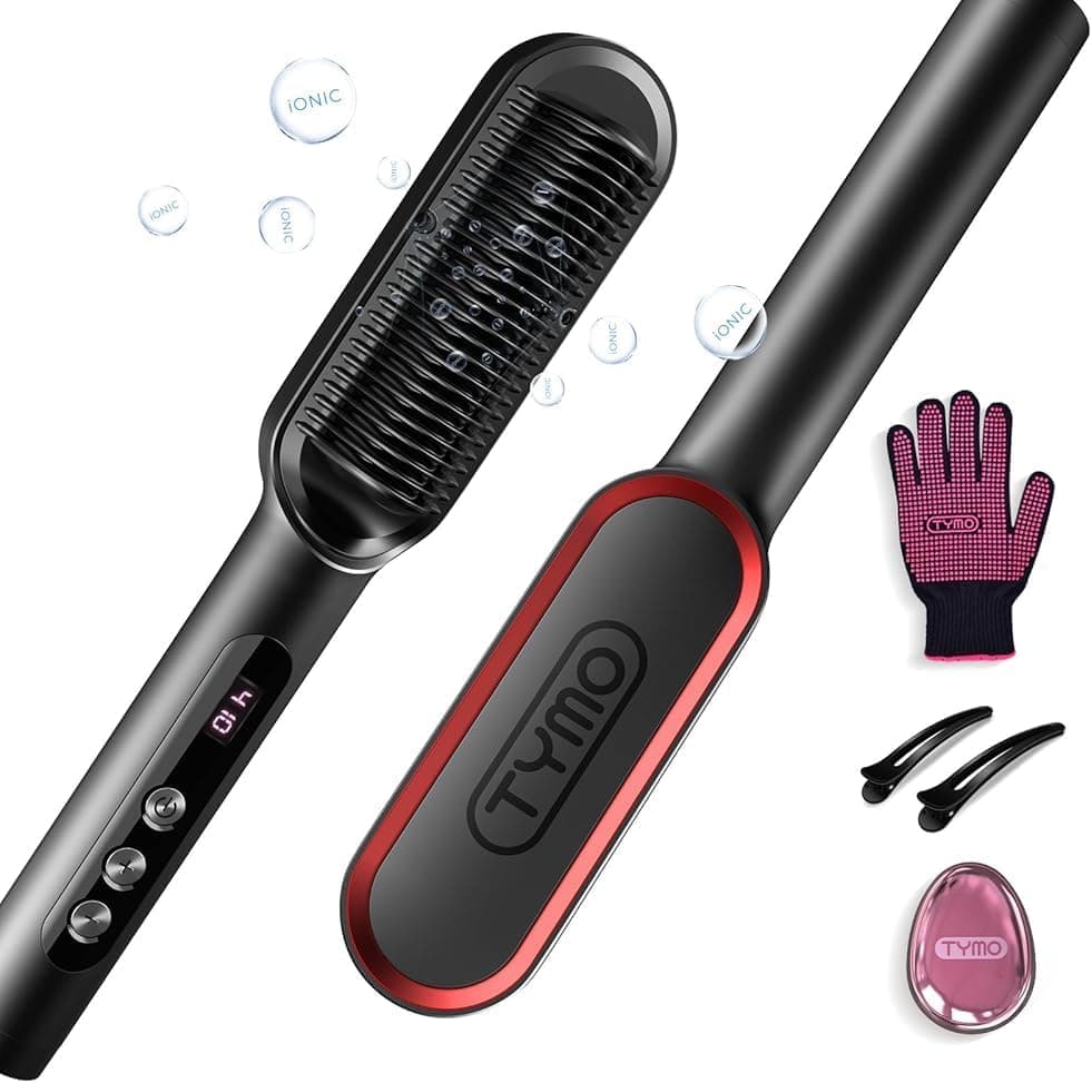 TYMO Ring Plus Ionic Hair Straightener Brush - image 1