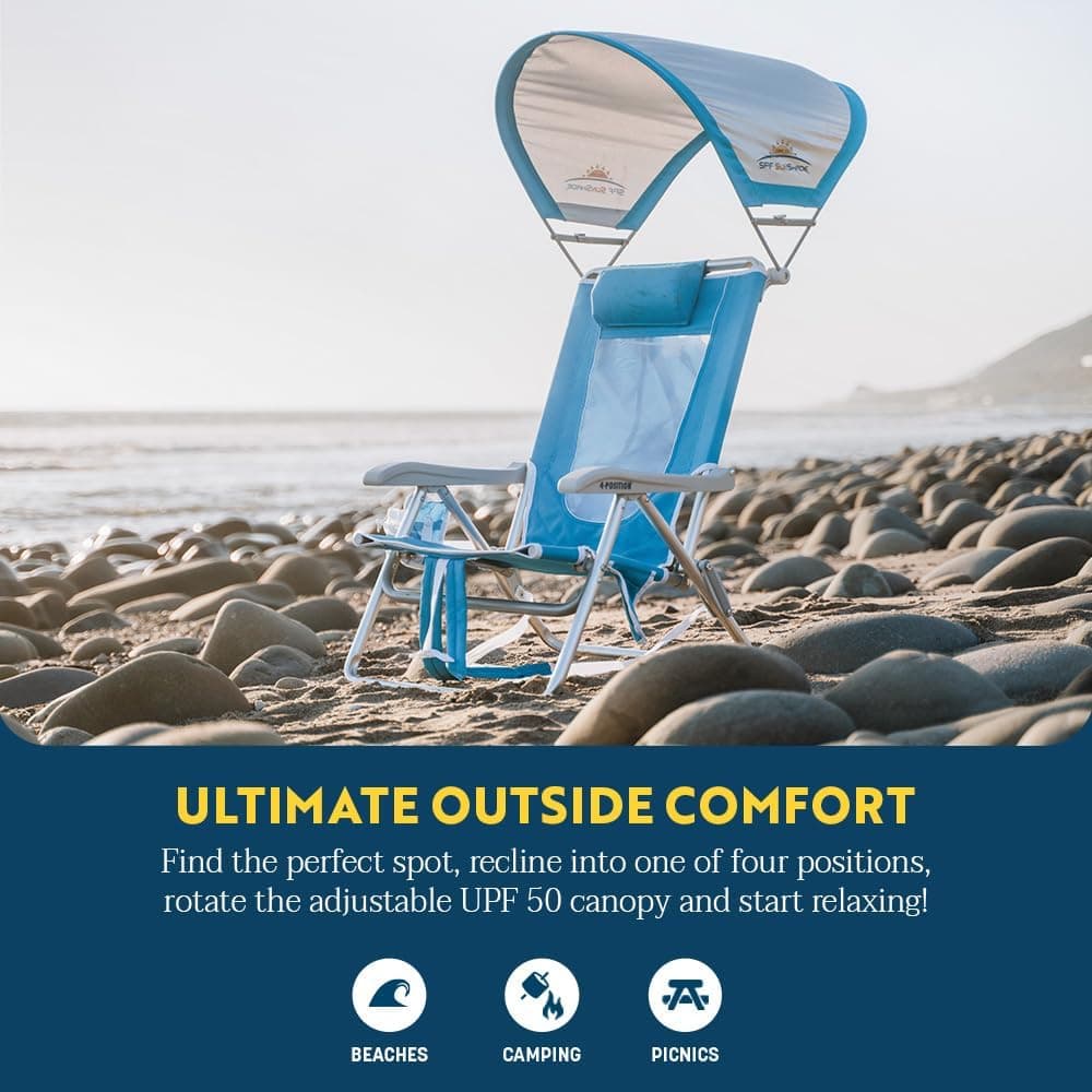 GCI Outdoor SunShade Backpack Beach Chair thumbnail 4