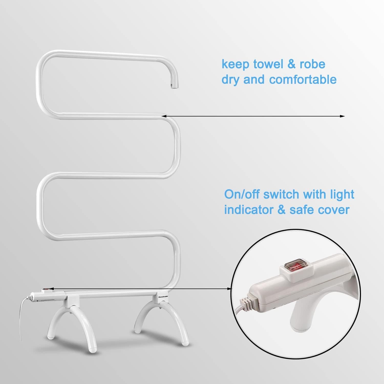 Homeleader Freestanding & Wall Mount Towel Warmer thumbnail 4