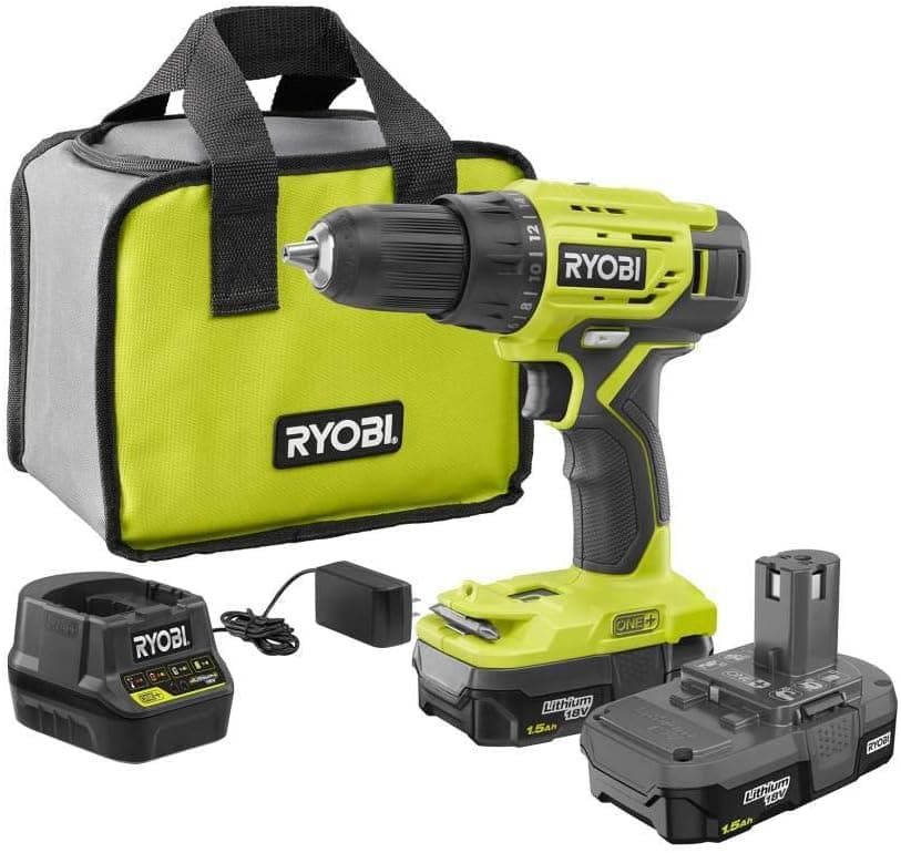 Ryobi ONE+ 18V Cordless 1/2 in. Drill/Driver Kit (P215K1) - image 1