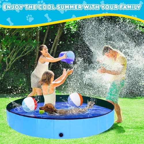 STUDESK Extra Large Foldable Dog Pool (97 Inch) thumbnail 5