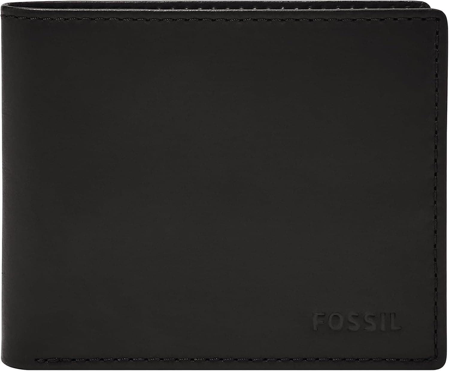 Fossil Derrick Leather RFID-Blocking Bifold with Flip ID Wallet - image 1
