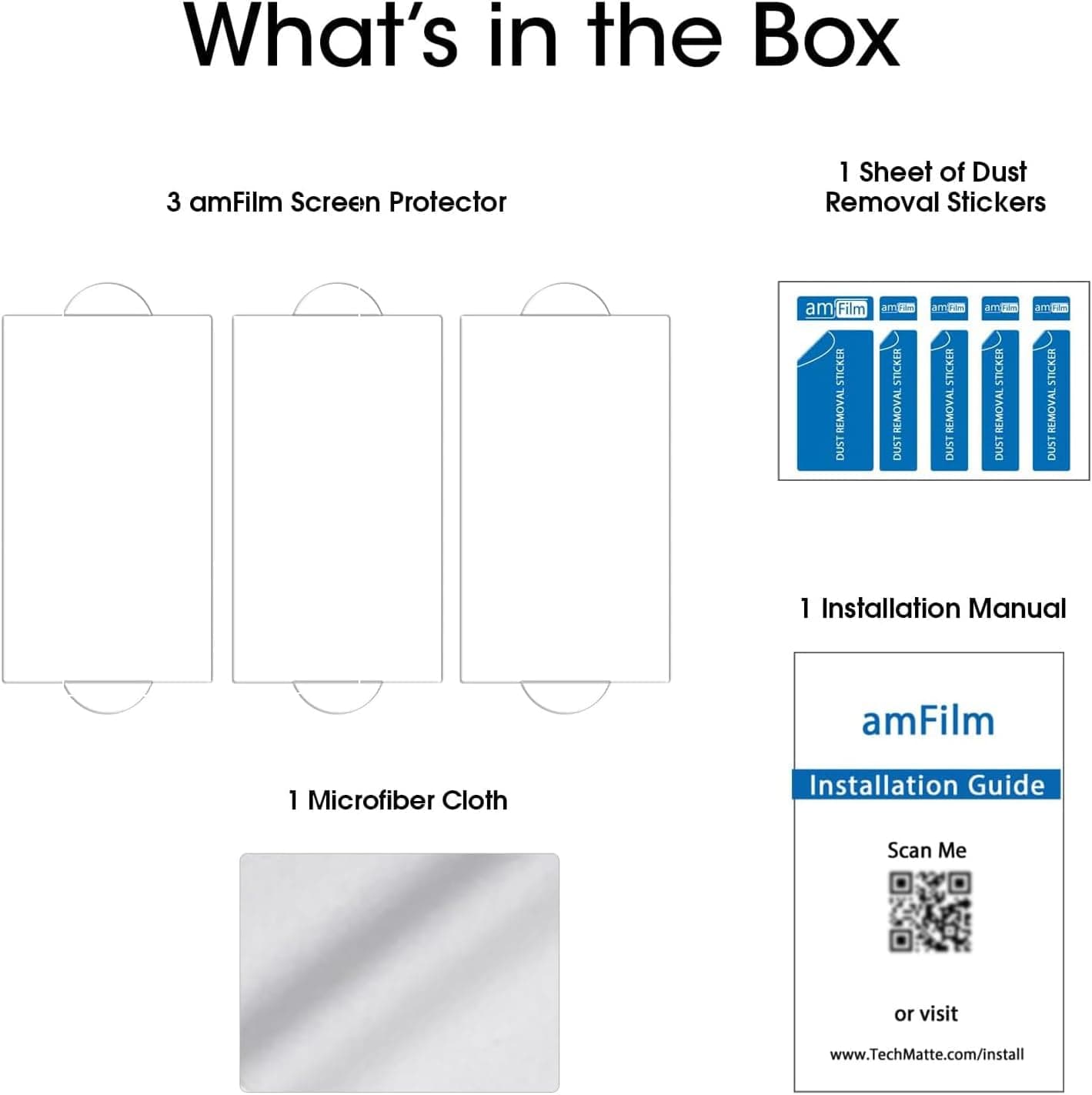 amFilm Tempered Glass Screen Protector for Switch OLED (3-Pack) thumbnail 5