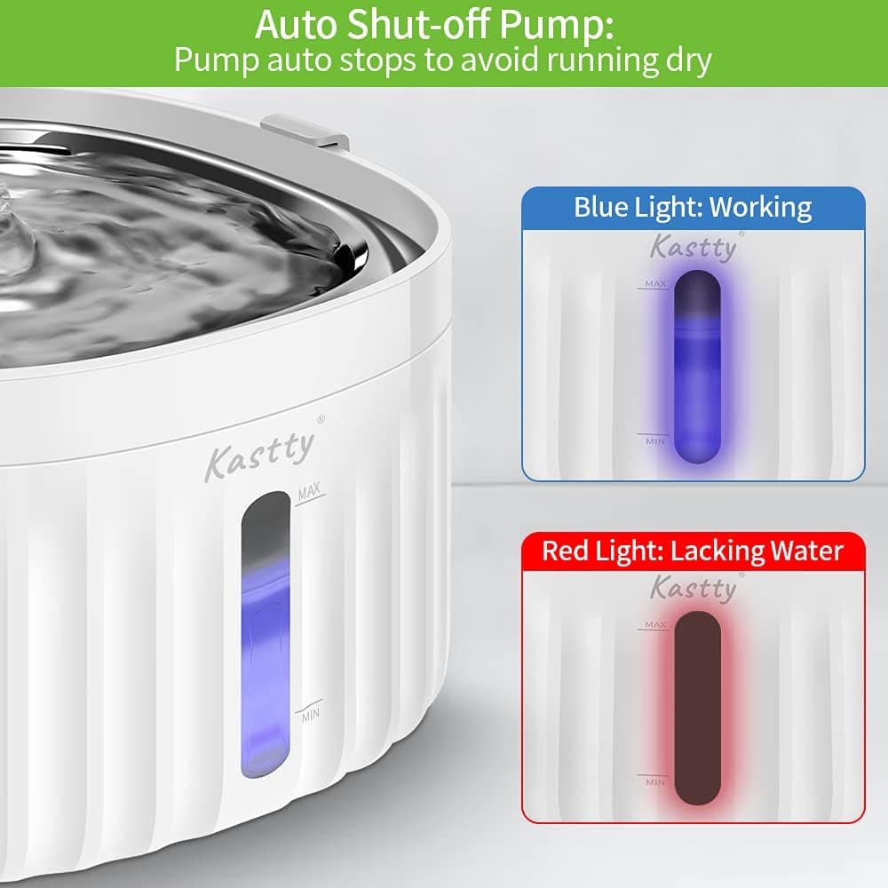 Kastty Wireless Battery Operated Cat Water Fountain thumbnail 4