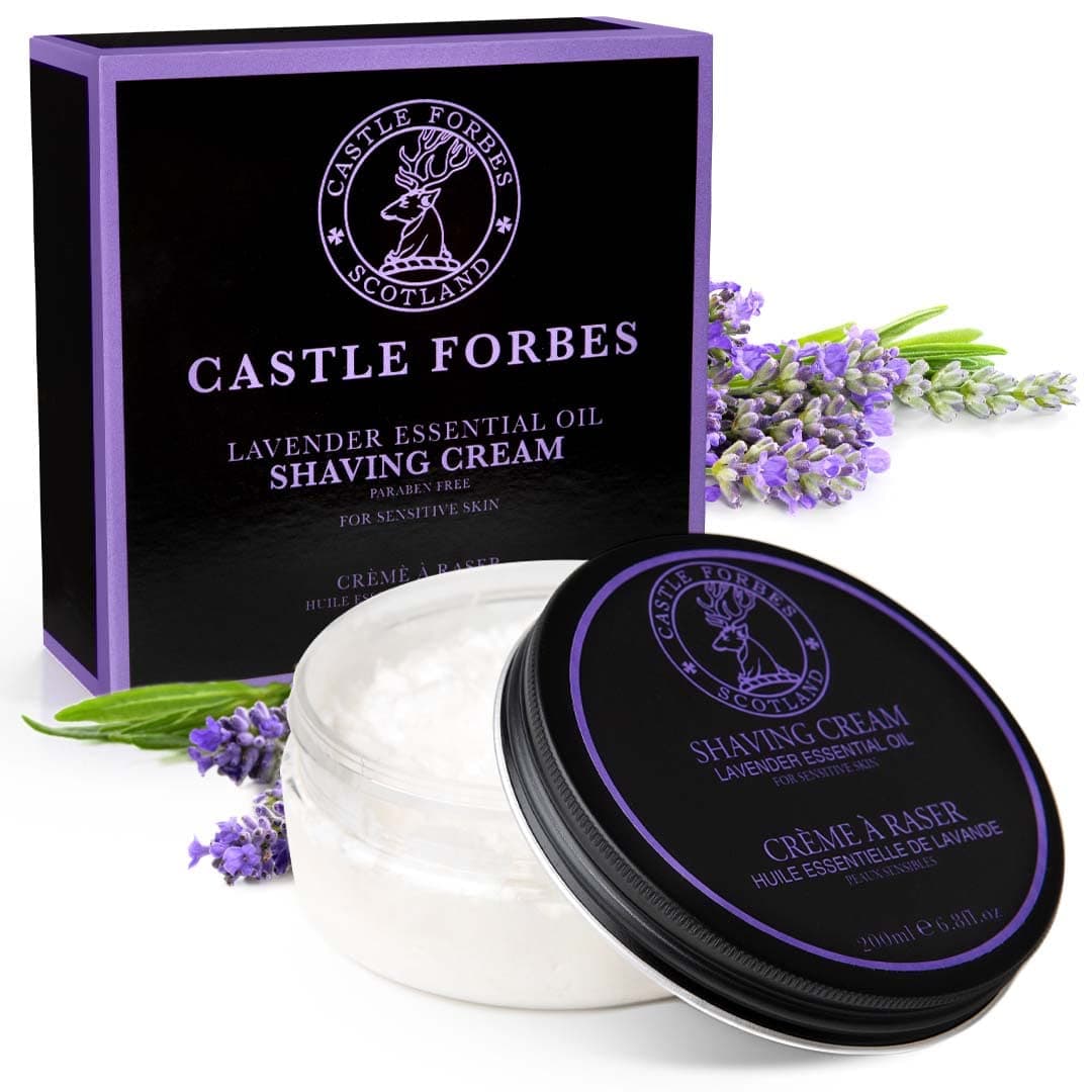 Castle Forbes Lavender Essential Oil Shaving Cream