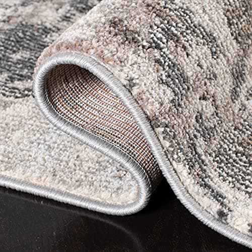 Safavieh Madison Collection Boho Abstract Rug (8x10, Cream/Blue) thumbnail 5