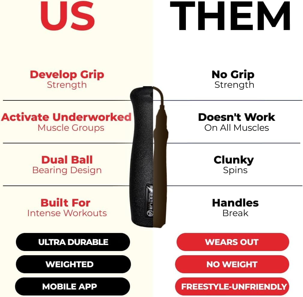 Elite Jumps Muay Thai 2.0 Weighted Jump Rope thumbnail 4