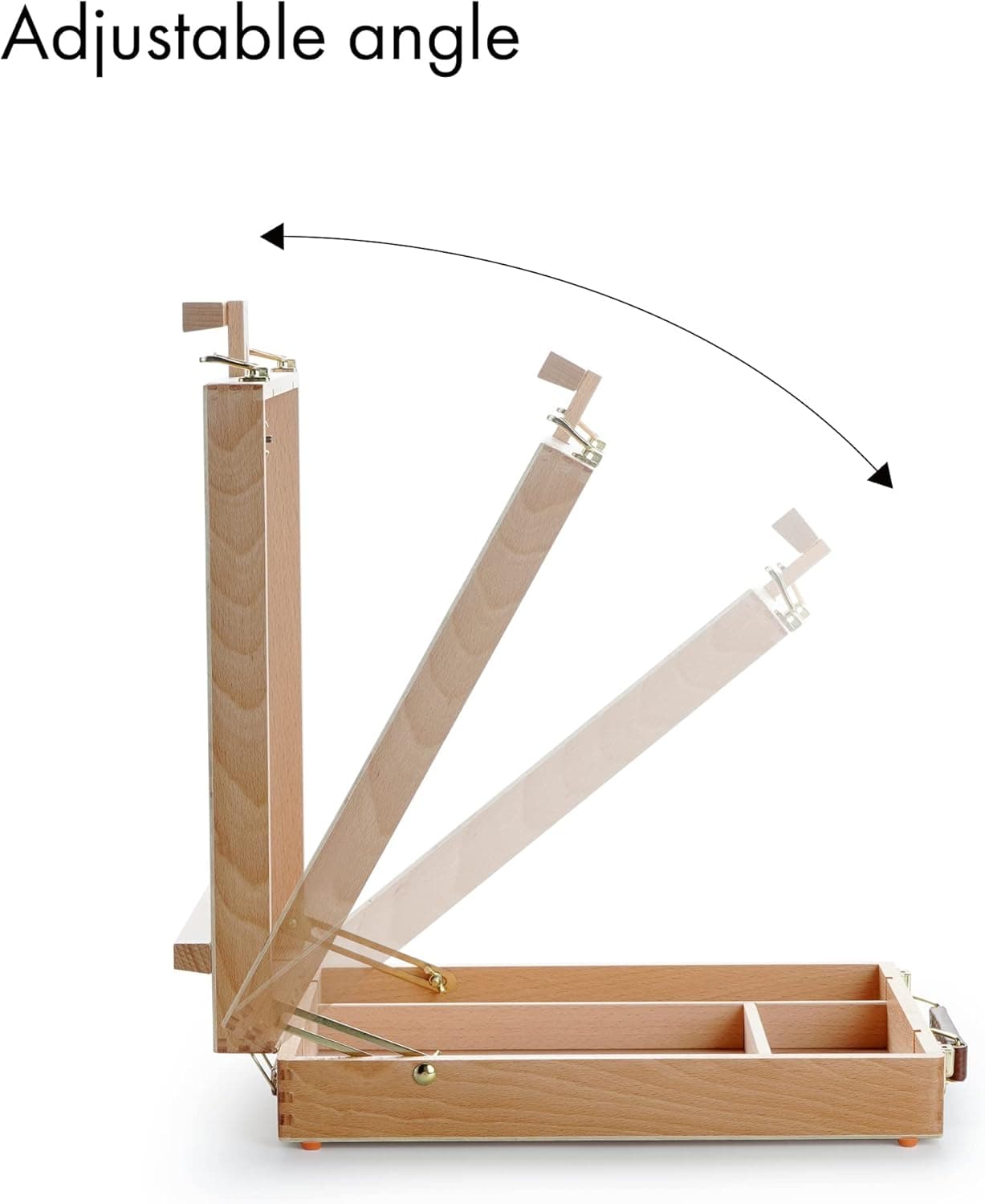 ARTIFY Adjustable Beechwood Tabletop Painting Easel Box thumbnail 4