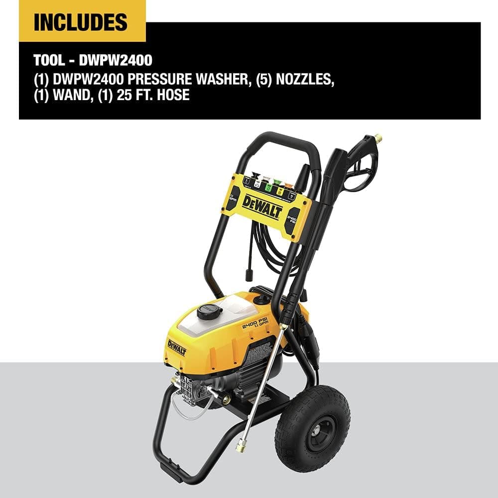 DeWalt DWPW2400 Electric Pressure Washer thumbnail 4