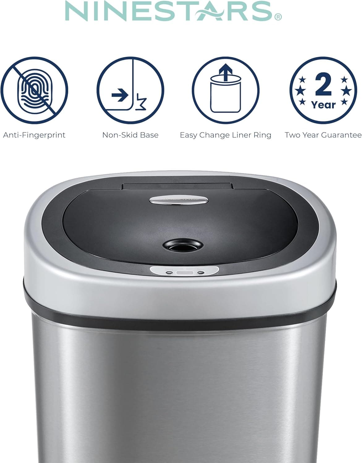 NINESTARS DZT-50-9 Automatic Touchless Sensor Trash Can thumbnail 4