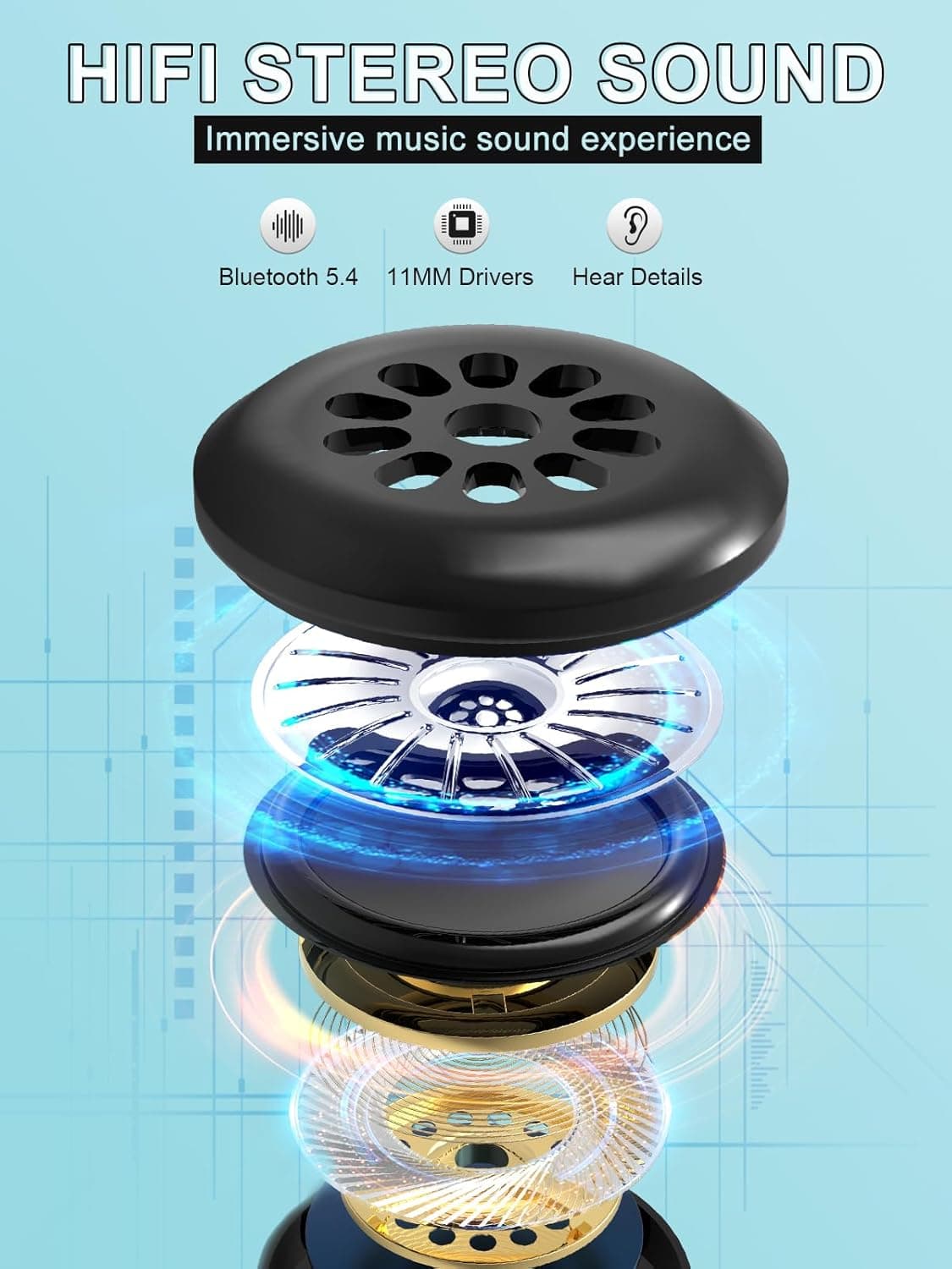 LC-dolida Sleep Headphones 3D Bluetooth Sleep Mask thumbnail 5