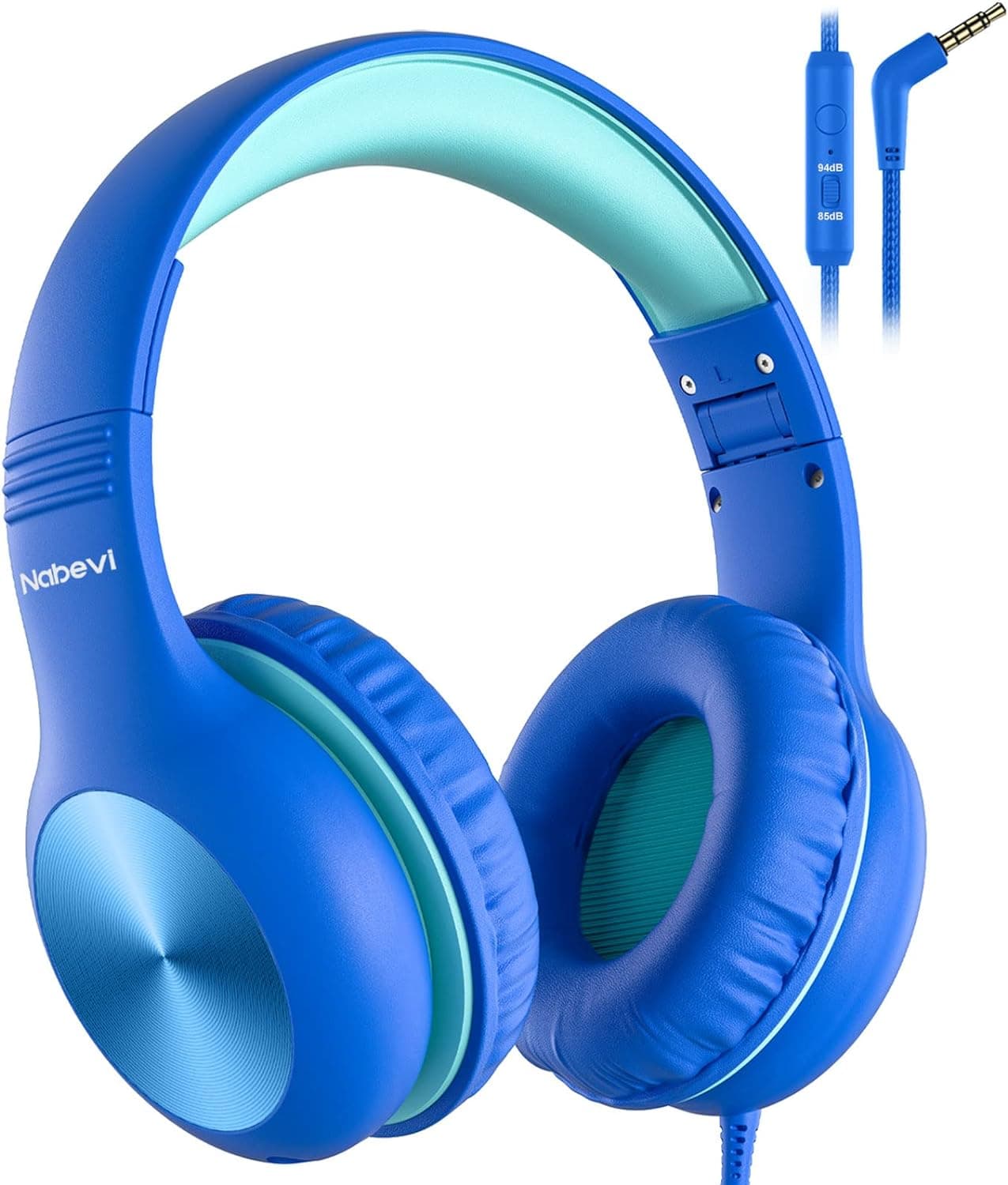 Nabevi Kids Headphones Wired with Microphone - image 1