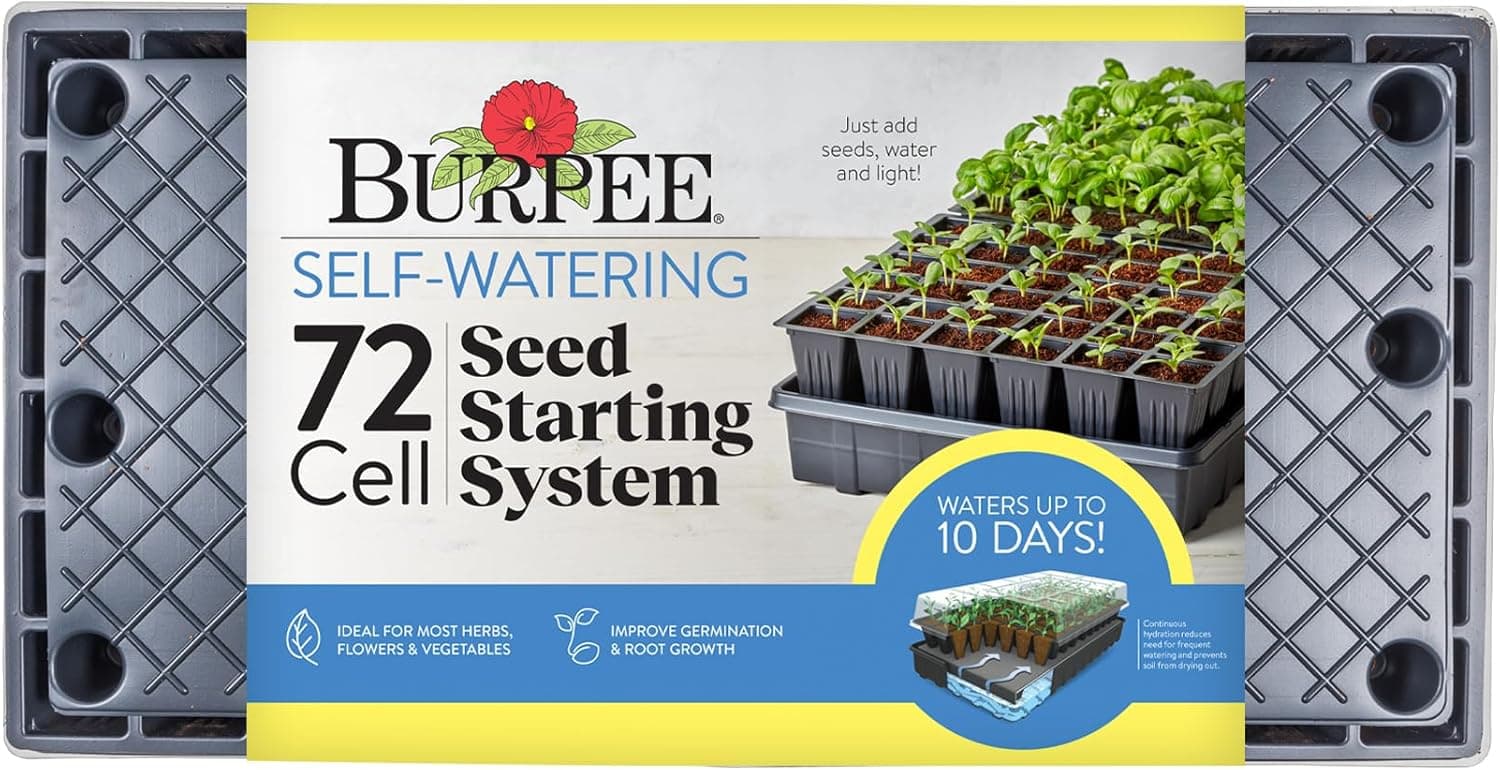 Burpee 72 Cell Self-Watering Seed Starter Tray - image 1