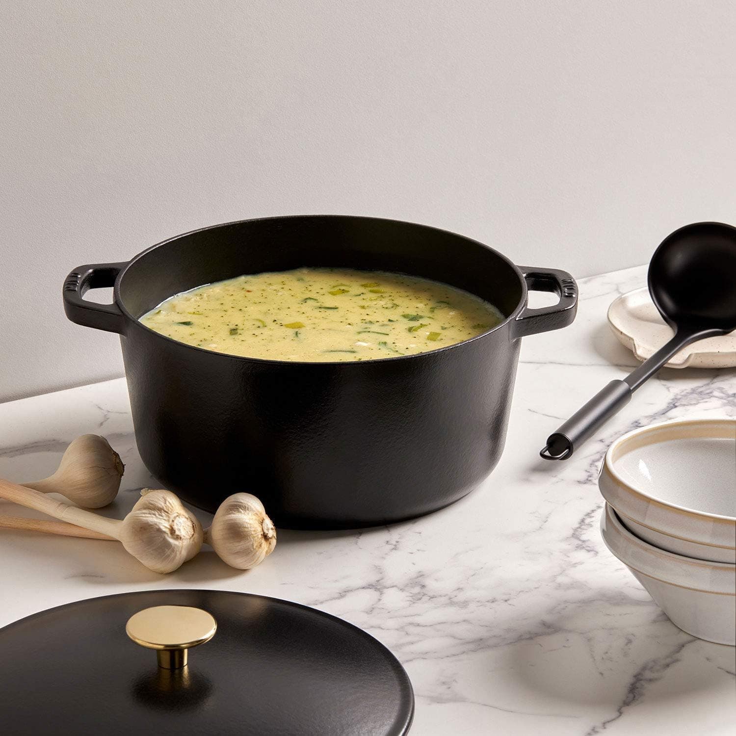 Milo by Kana 5.5-Qt Enameled Cast Iron Dutch Oven thumbnail 4