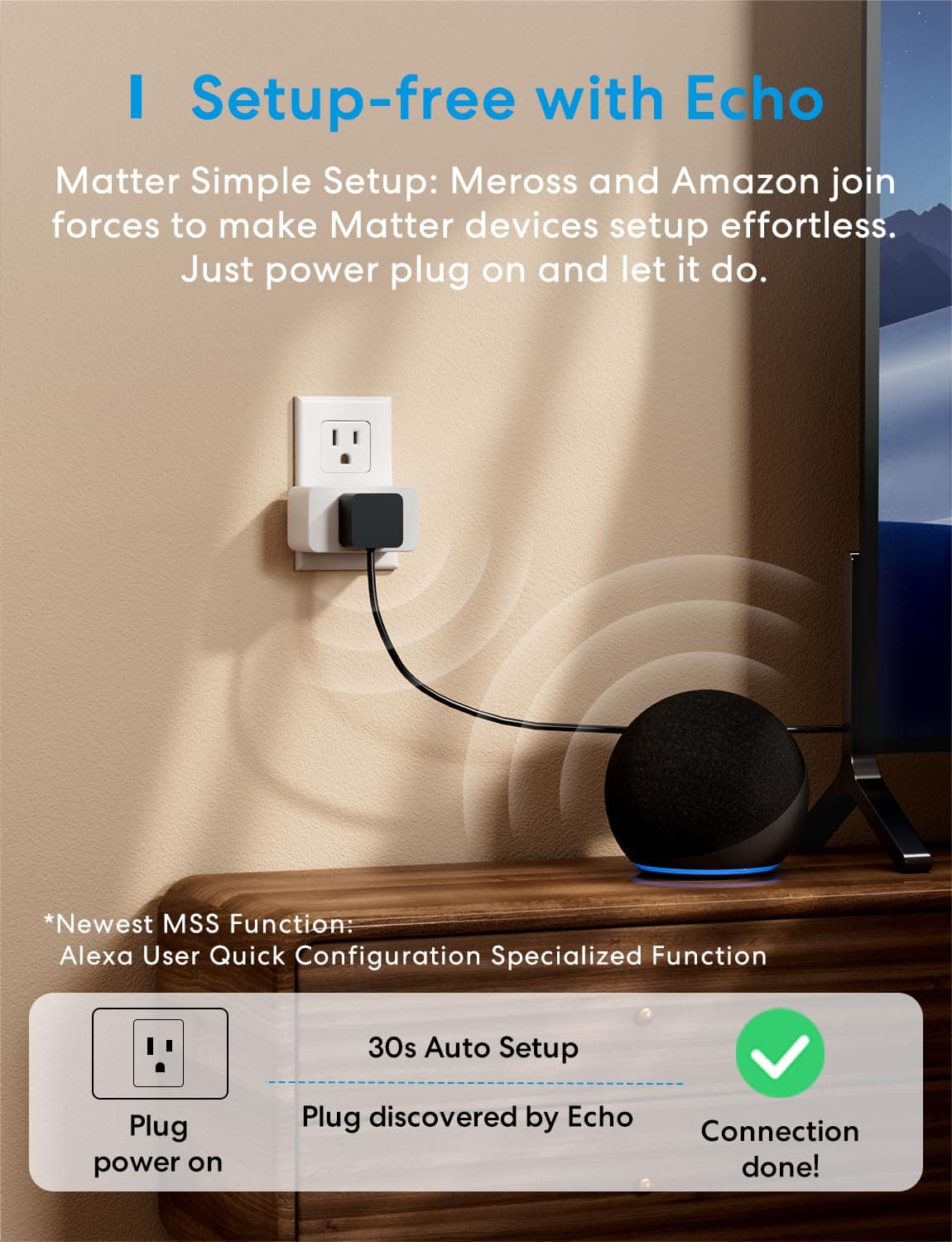 meross Matter Smart Plug with Energy Monitoring thumbnail 3