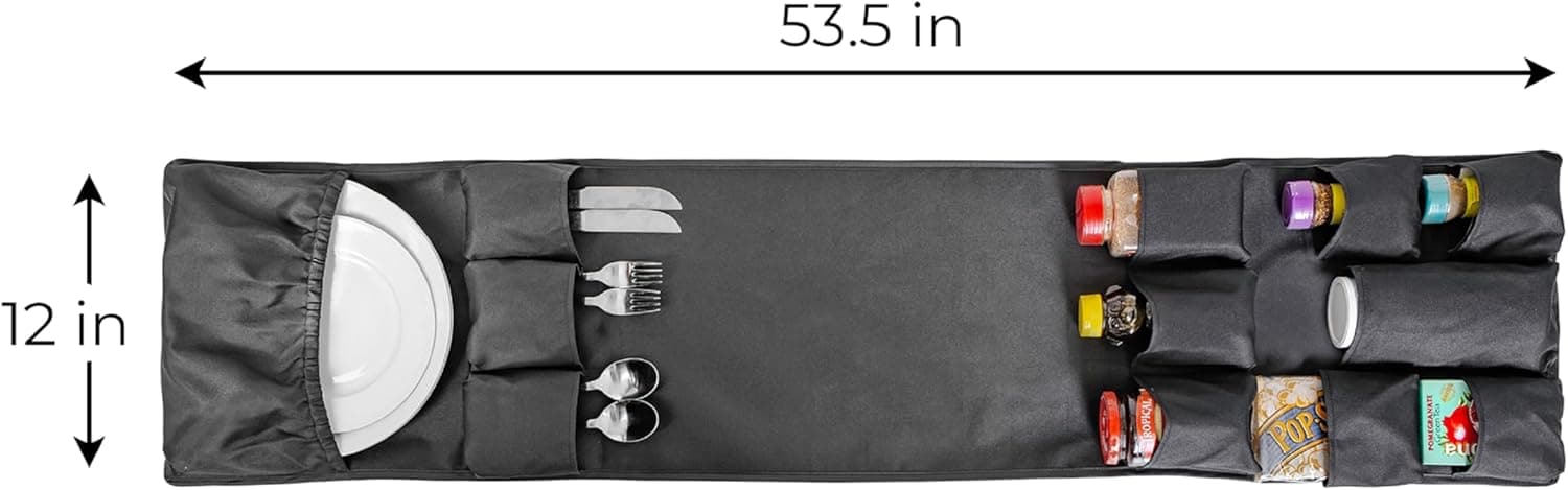 Smart Design Mini Fridge Organizer (12 Pockets) thumbnail 4