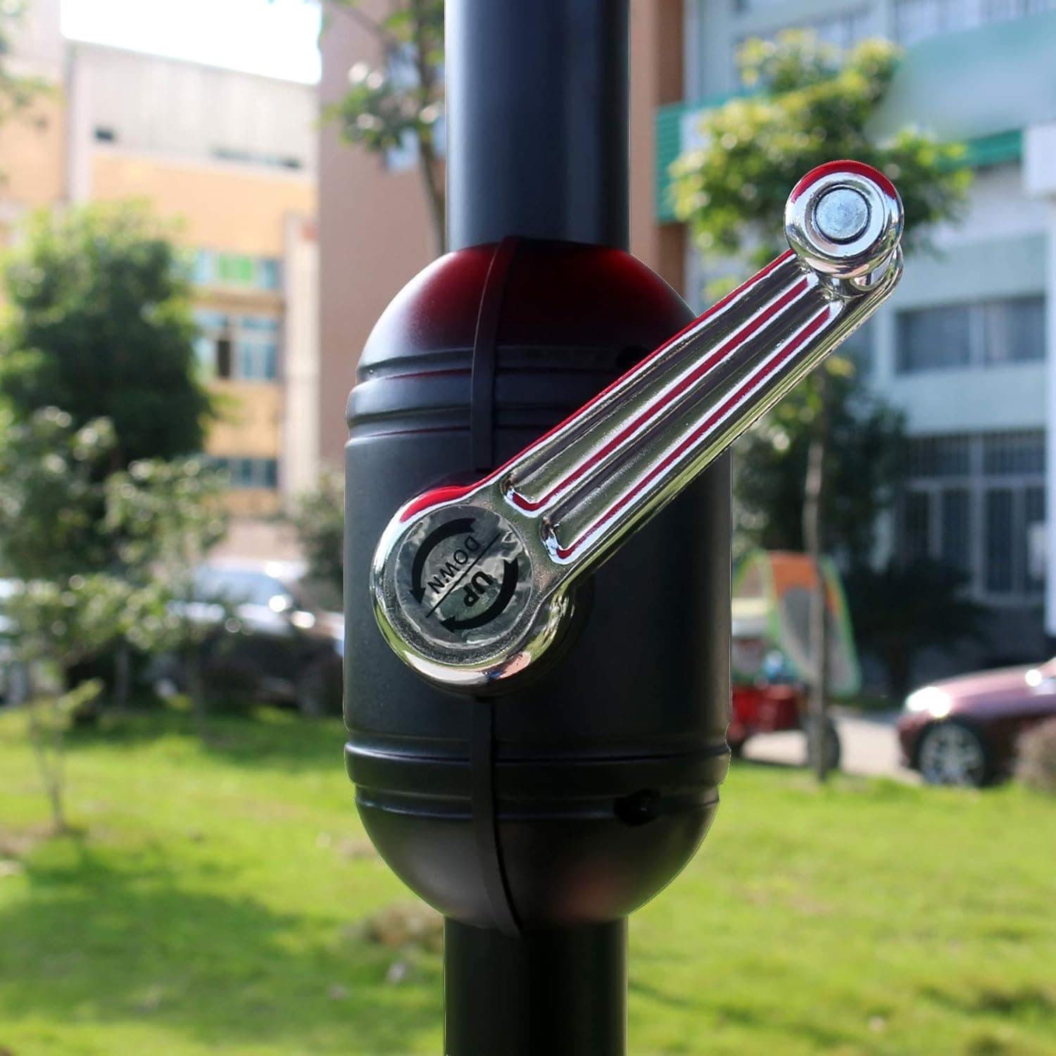 Sunnyglade 9' Patio Umbrella Outdoor Table Umbrella with 8 Sturdy Ribs thumbnail 2