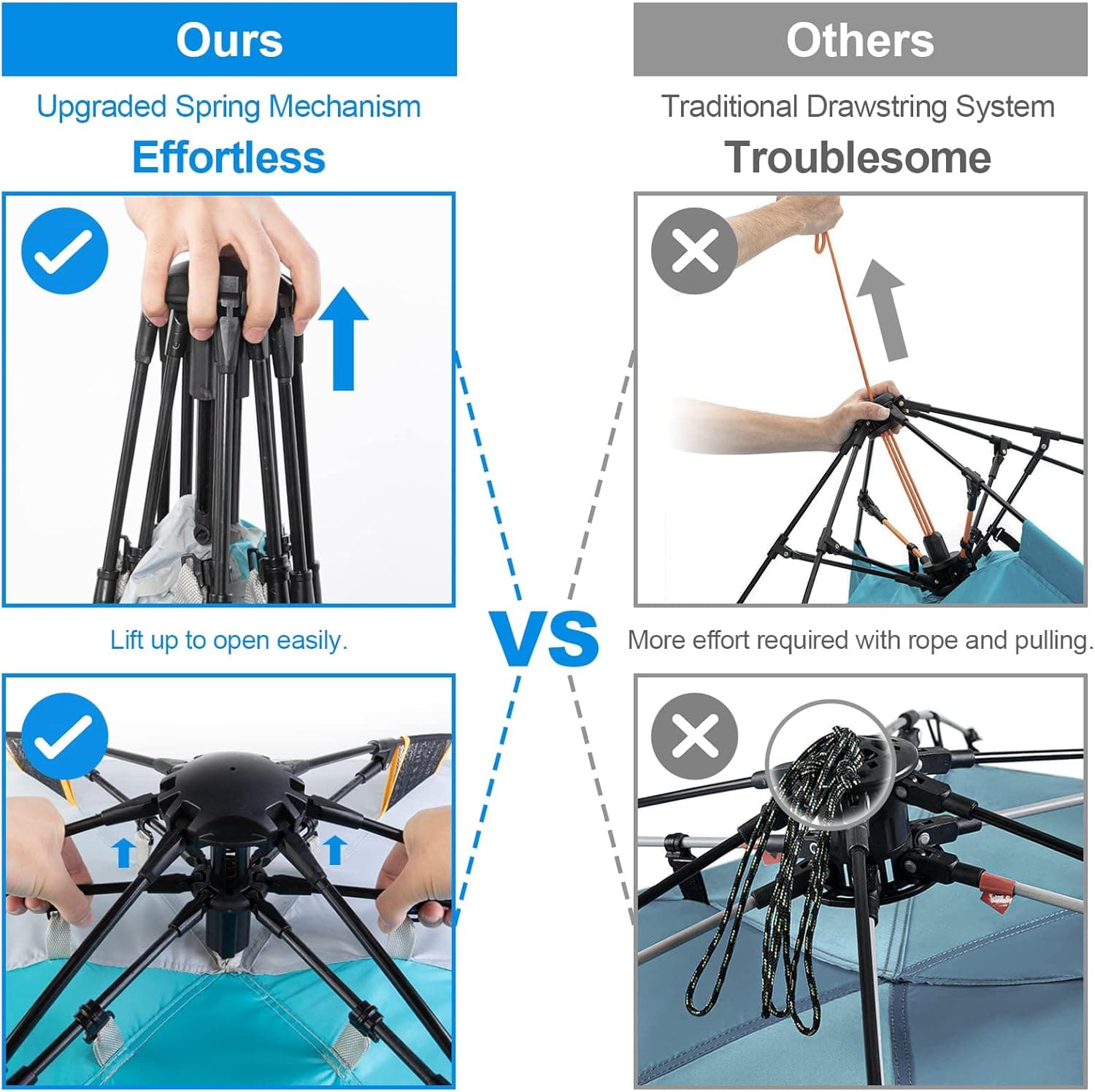 WolfWise 3-4 Person Pop Up Beach Tent thumbnail 2