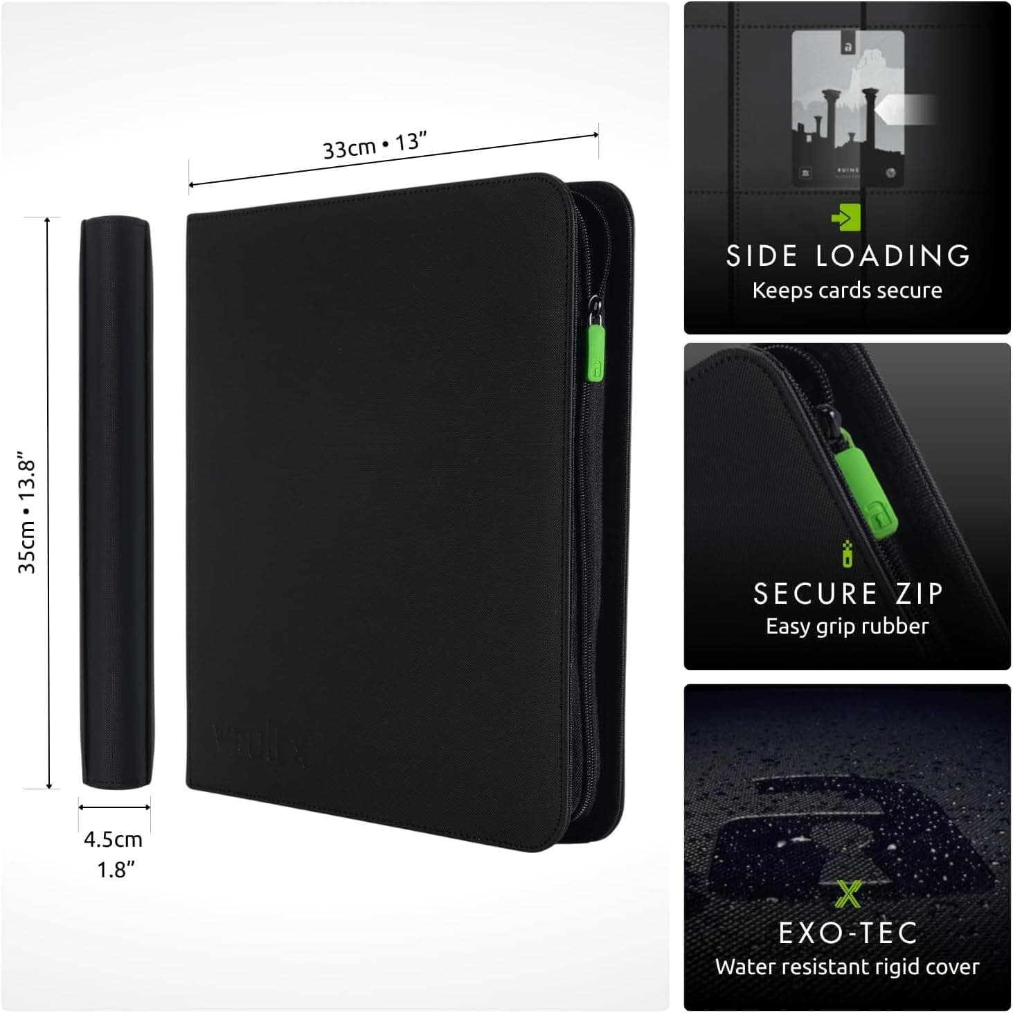 Vault X 12-Pocket Exo-Tec Zip Binder thumbnail 2