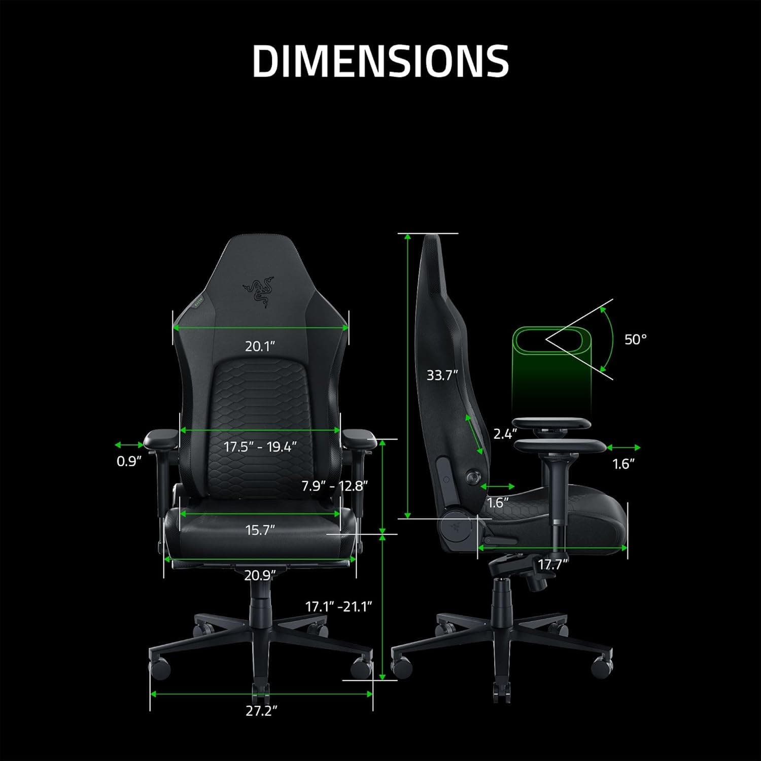 Razer Iskur V2 Gaming Chair thumbnail 3