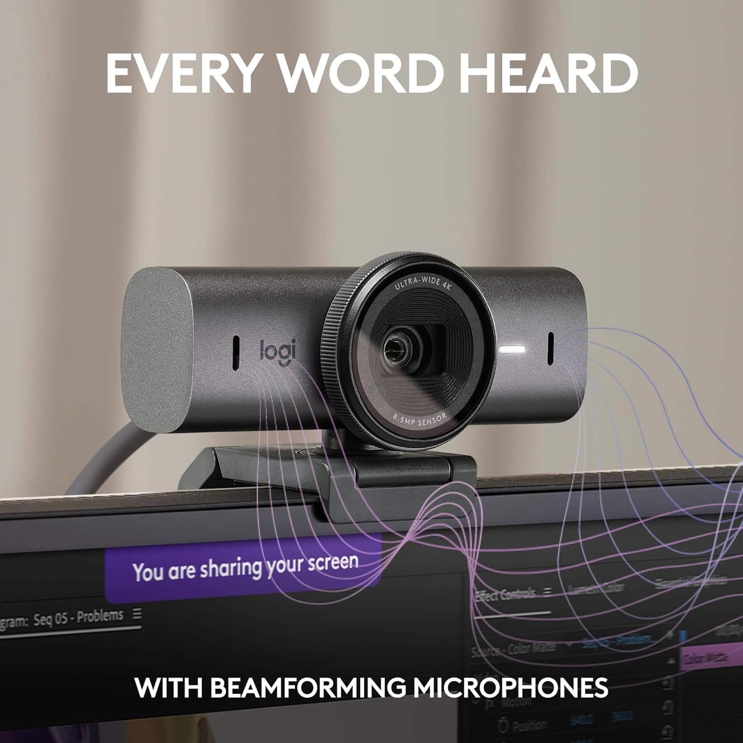 Logitech MX Brio Ultra HD 4K Webcam thumbnail 4
