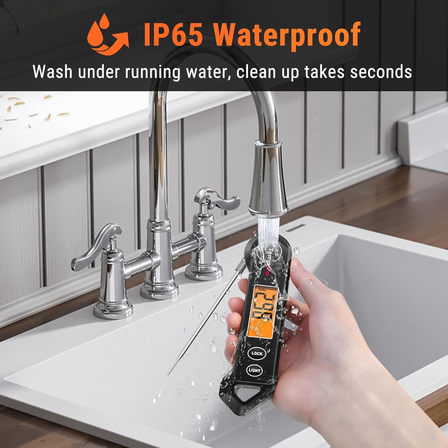 ThermoPro TP19H Waterproof Instant Read Thermometer thumbnail 4