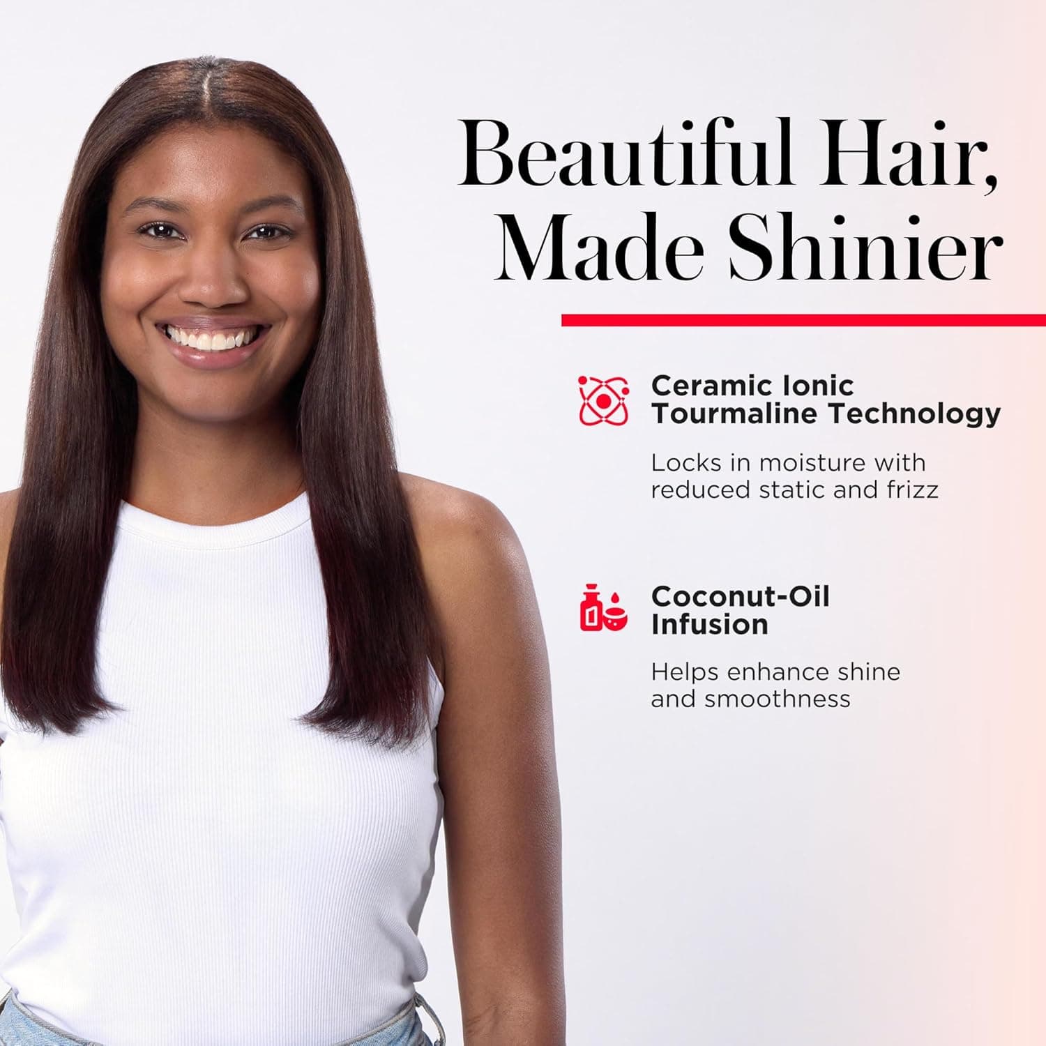 REVLON SmoothStay XL Hair Straightener Brush thumbnail 3