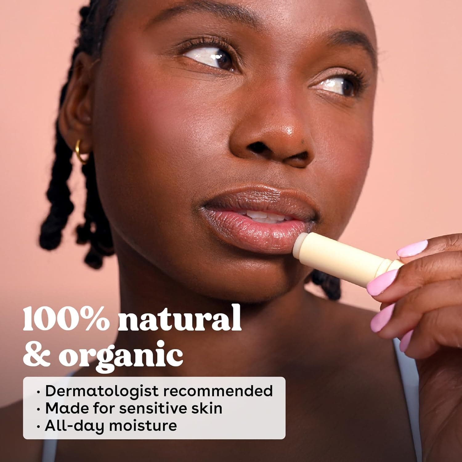 eos 100% Natural & Organic Lip Balm Vanilla Bean (2-Pack) thumbnail 3