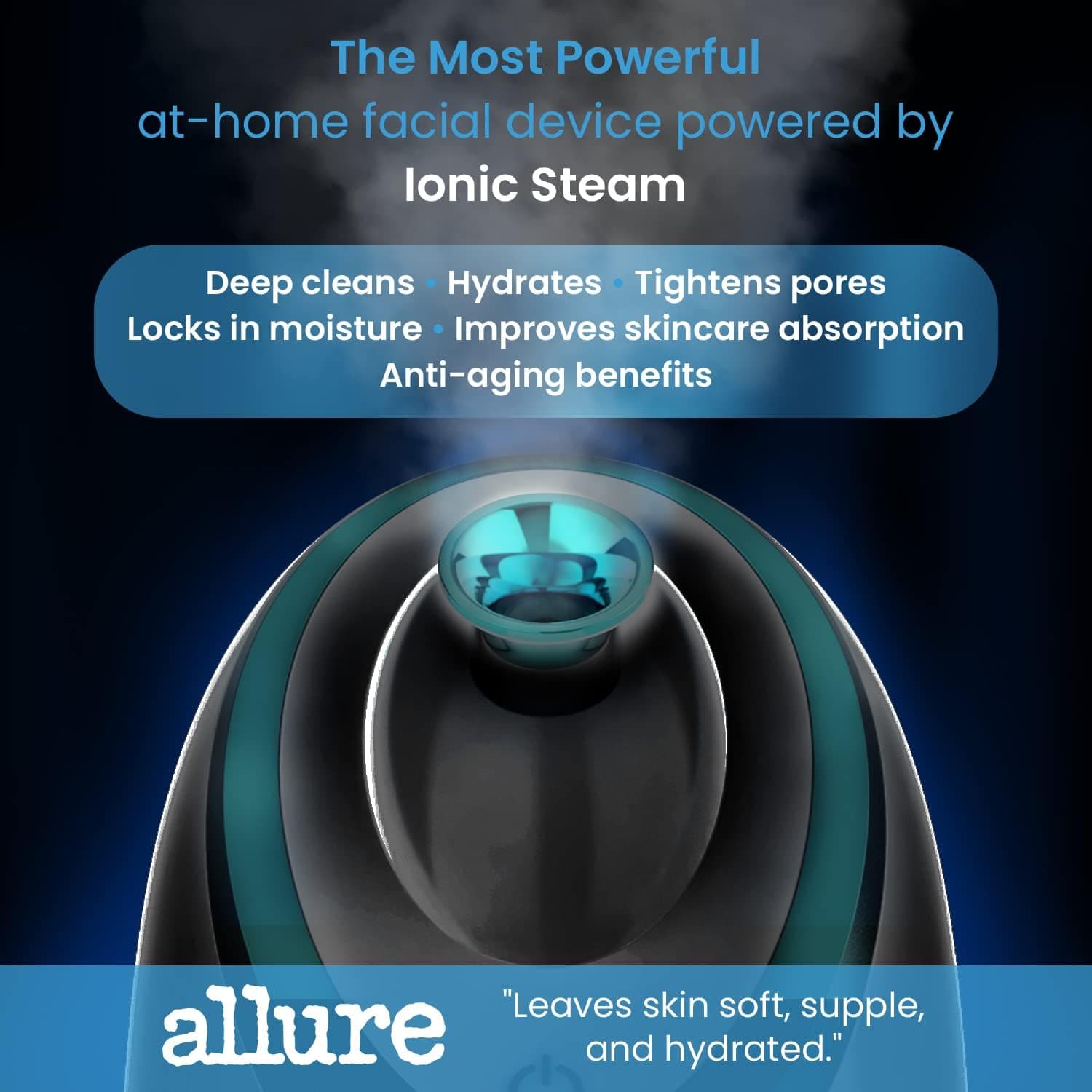 NanoSteamer Luxe by Pure Daily Care — Ionic Facial Steamer with 6 Steam Modes thumbnail 5