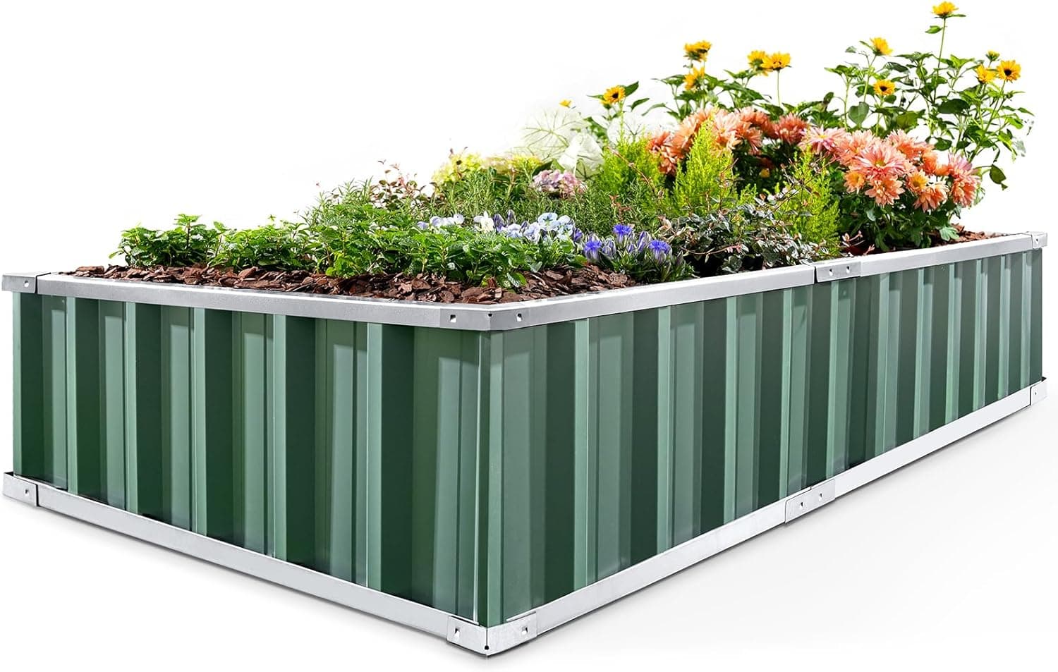 King Bird Extra-Thick Galvanized Raised Garden Bed (68x36x12") - image 1