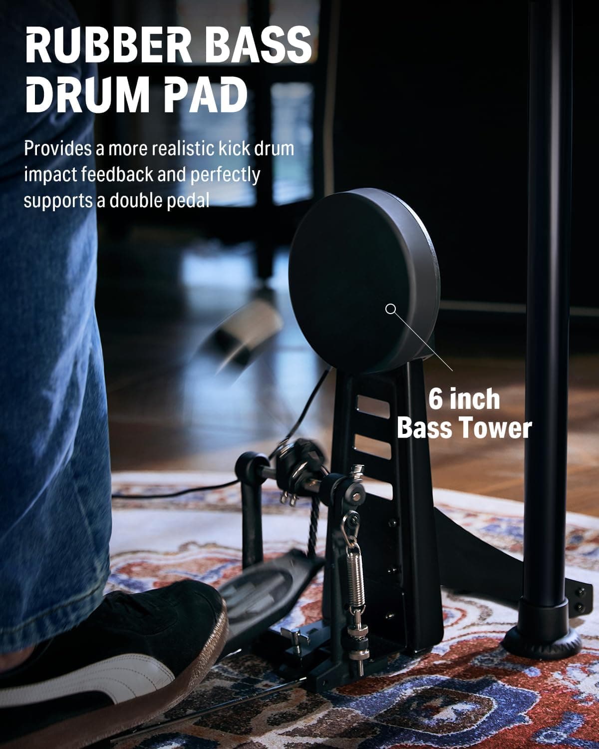 Donner DED-200 MAX Electronic Drum Set thumbnail 4