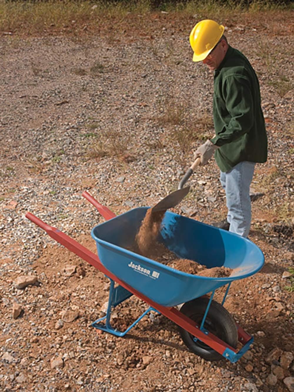 Jackson M6T22 6-Cubic Foot Contractor Wheelbarrow thumbnail 3