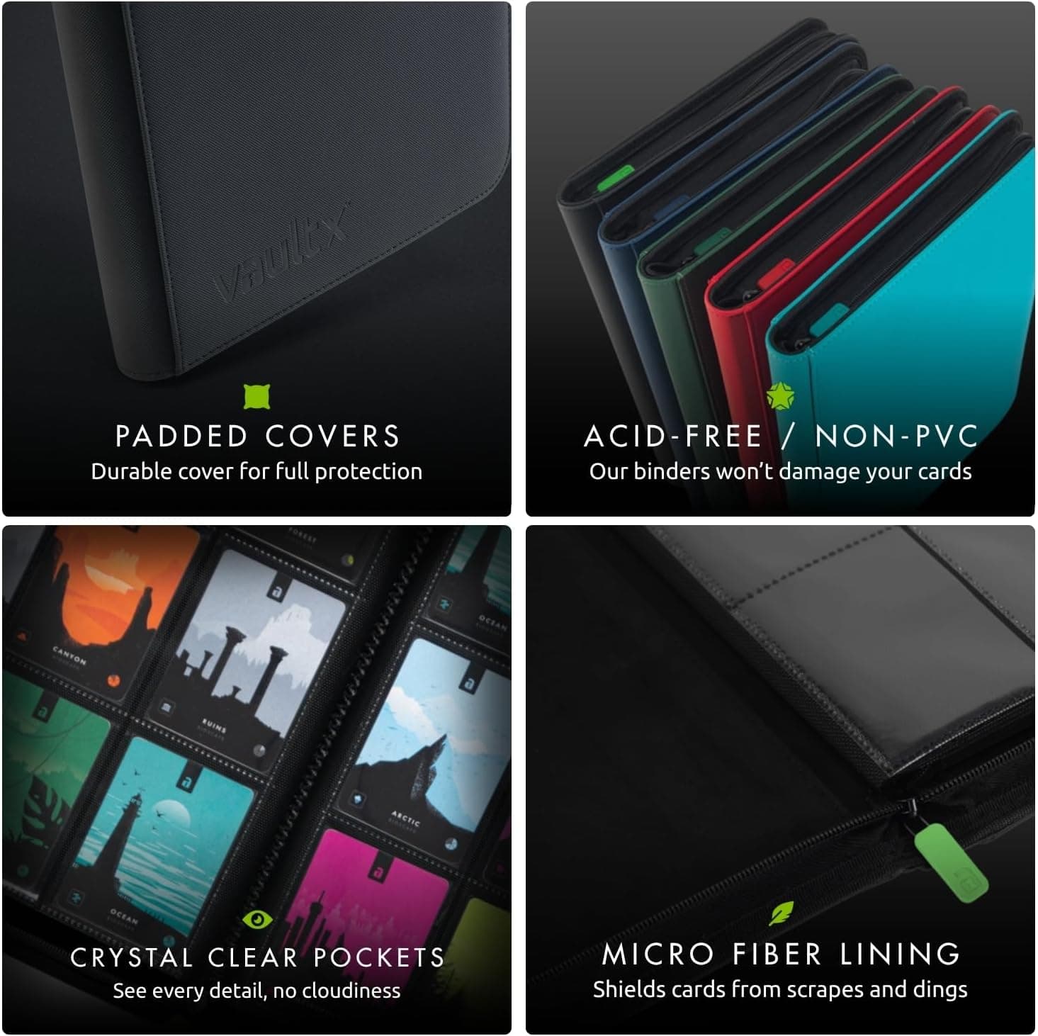 Vault X 12-Pocket Exo-Tec Zip Binder thumbnail 5