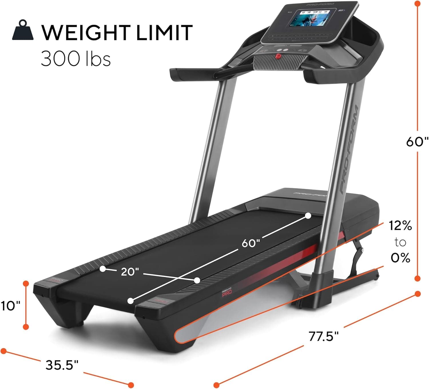 ProForm Pro 2000 Smart Treadmill thumbnail 5