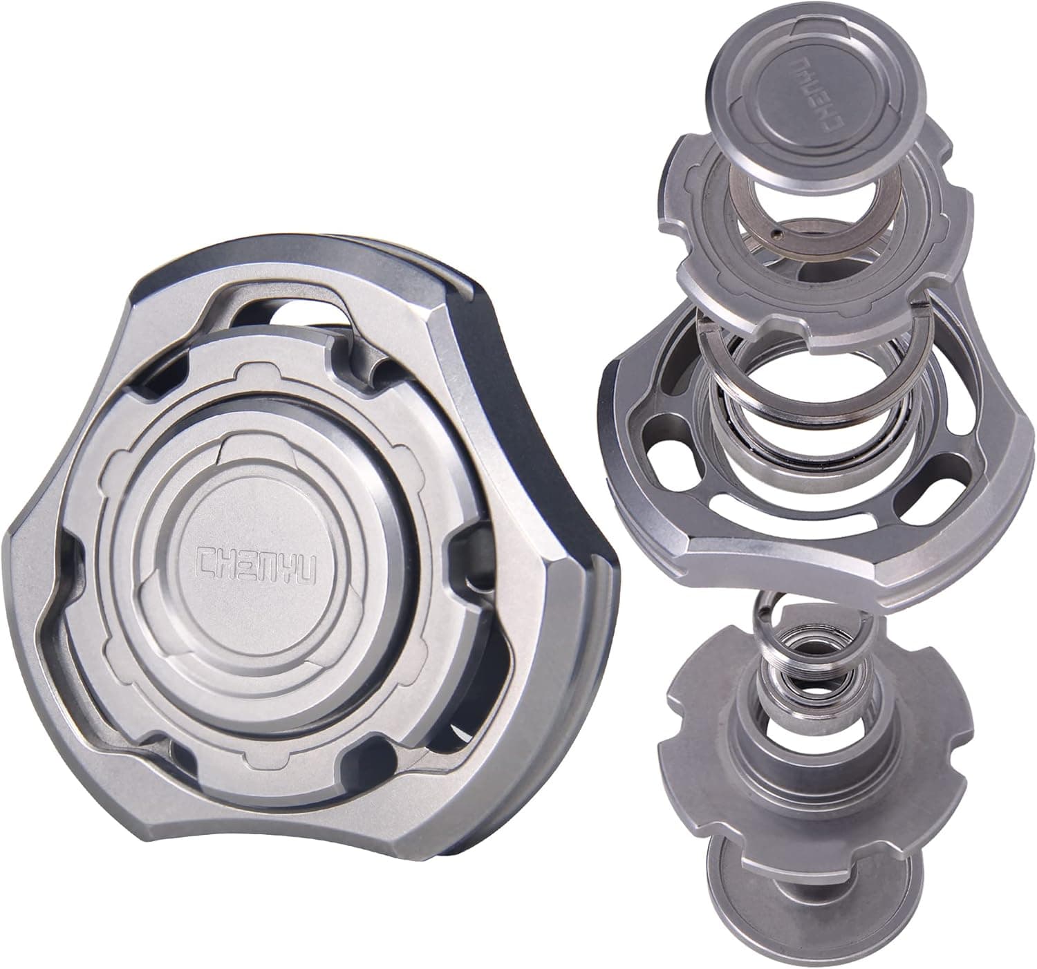 DjuiinoStar High-End Fidget Spinner - Stainless Steel DFS-01