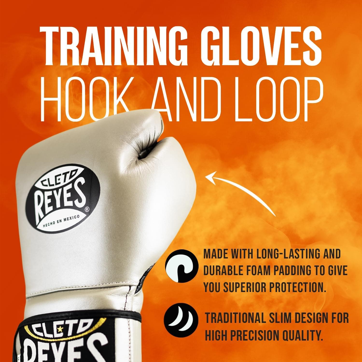 Cleto Reyes Training Boxing Gloves with Hook and Loop thumbnail 3