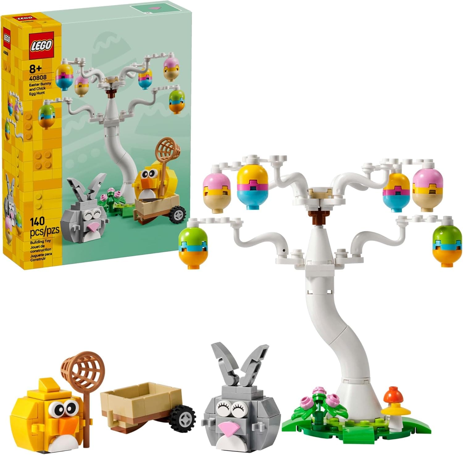 LEGO Easter Bunny and Chick Egg Hunt Building Toy (40808) - image 1