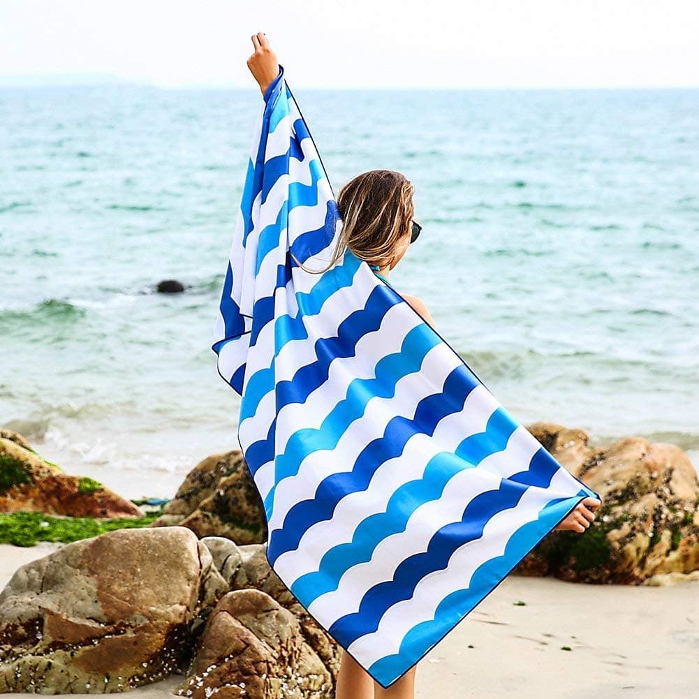 Rainleaf Microfiber Beach Towel (Oversized, 30x60) thumbnail 4