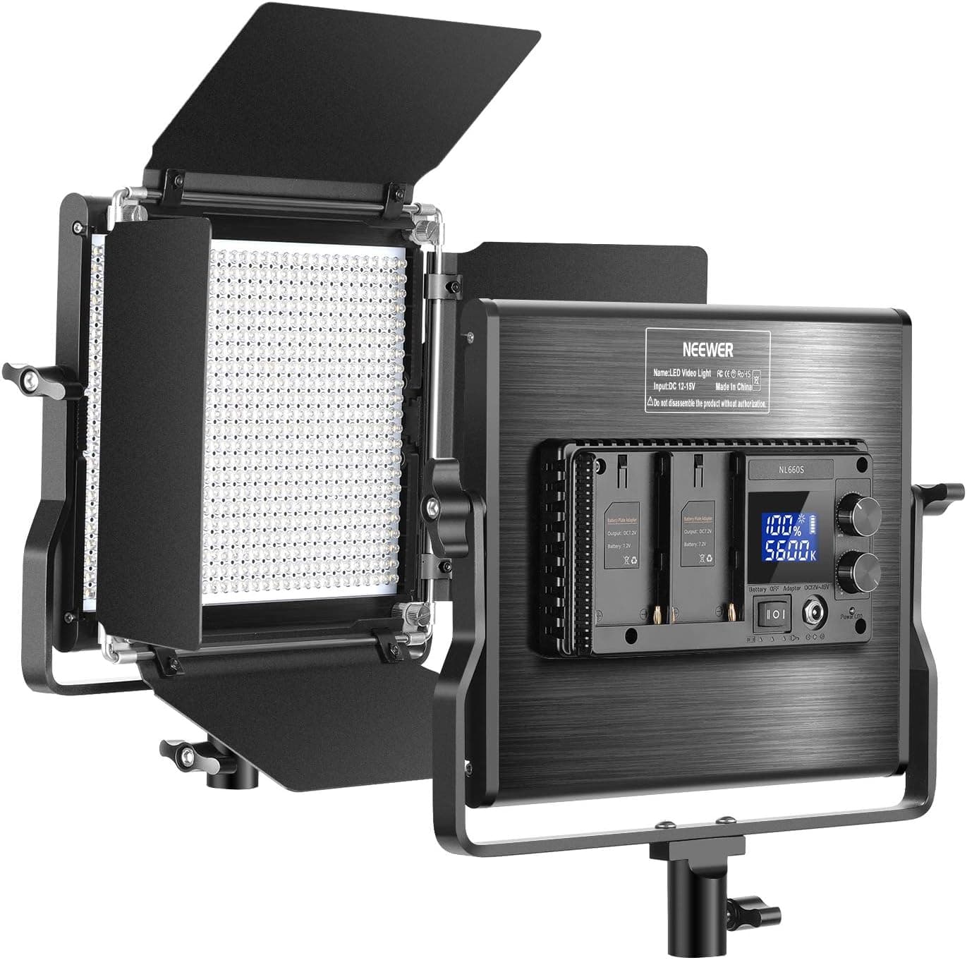 Neewer 660 LED Video Light Panel with LCD Screen